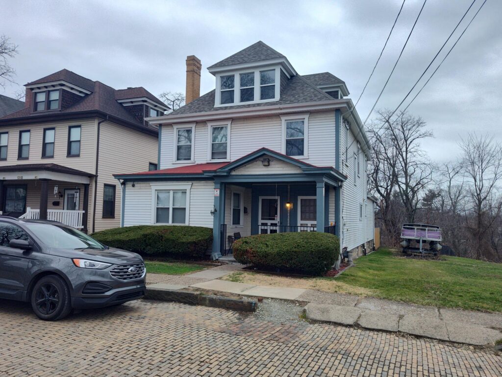 Six bedrooms, three full baths